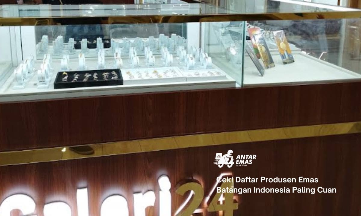 Cek! Daftar Produsen Emas Batangan Indonesia Paling Cuan
