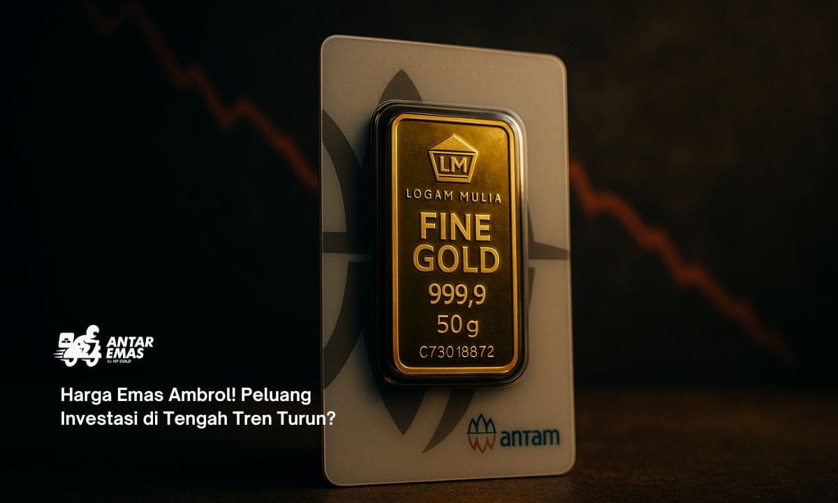 Harga Emas Ambrol! Peluang Investasi di Tengah Tren Turun?