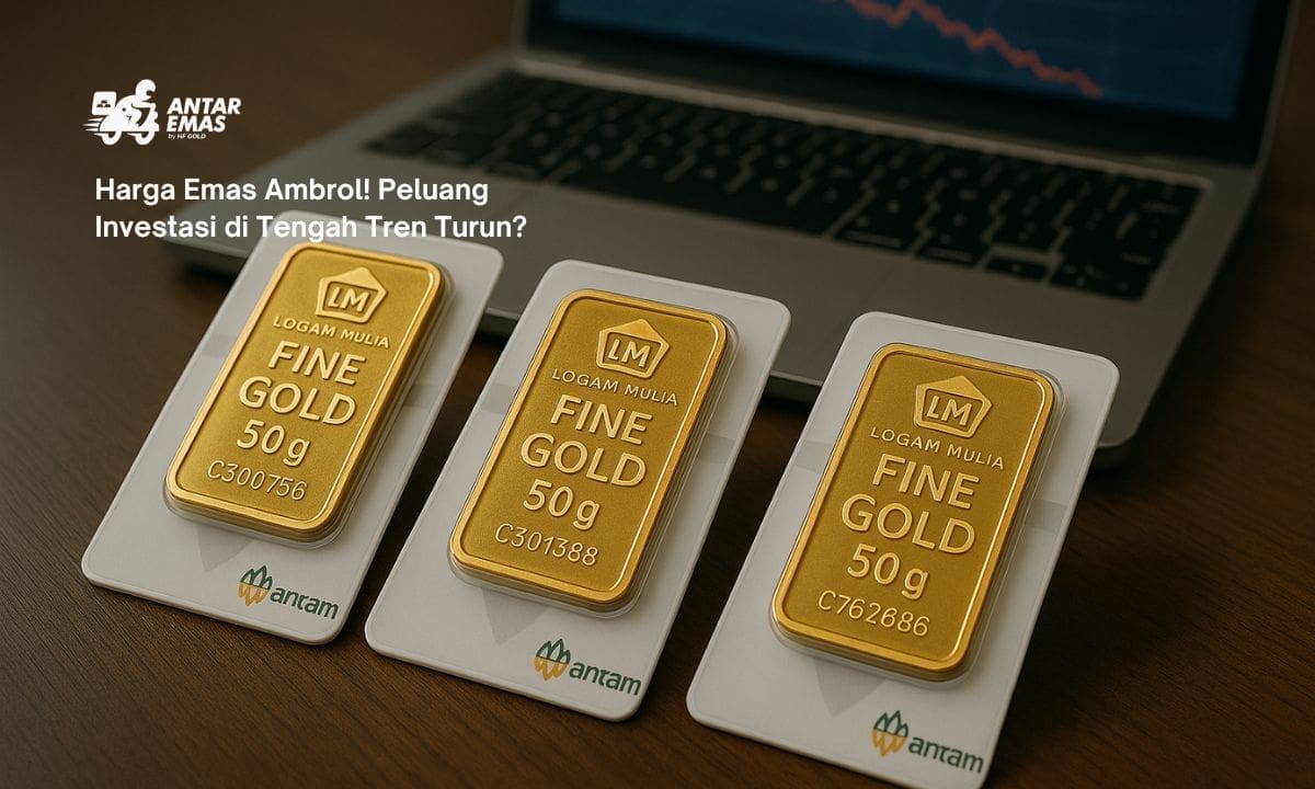 Harga Emas Ambrol! Peluang Investasi di Tengah Tren Turun?