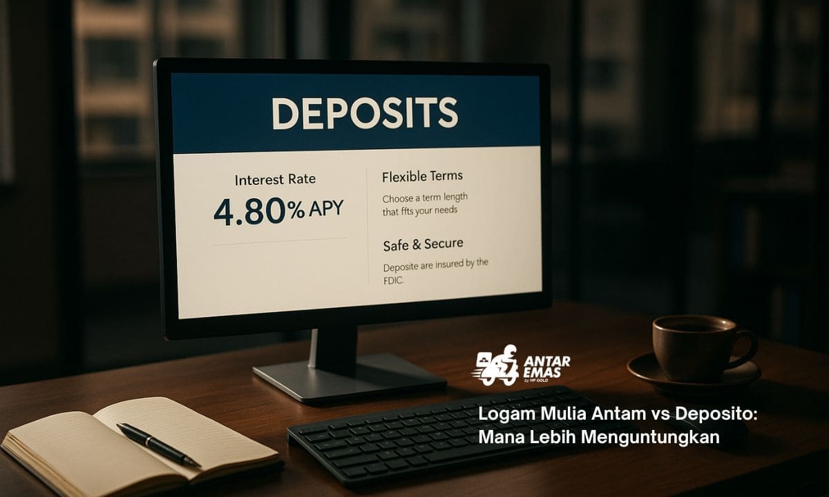 Logam Mulia Antam vs Deposito: Mana Lebih Menguntungkan?