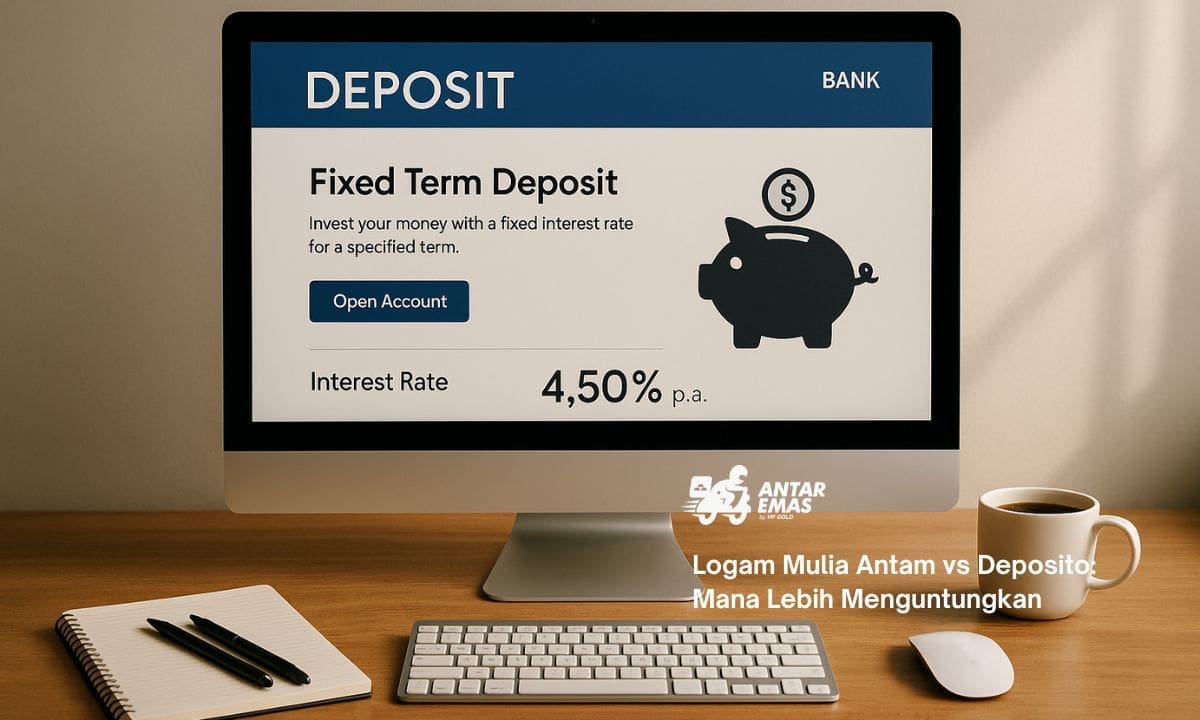 Logam Mulia Antam vs Deposito: Mana Lebih Menguntungkan?