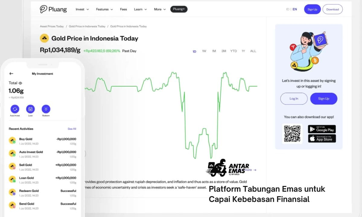 Platform Tabungan Emas untuk Capai Kebebasan Finansial