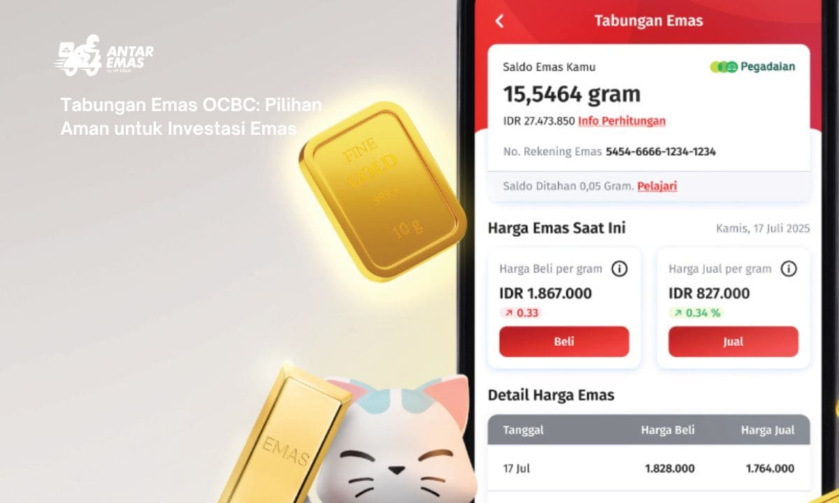 Tabungan Emas OCBC: Pilihan Aman untuk Investasi Emas
